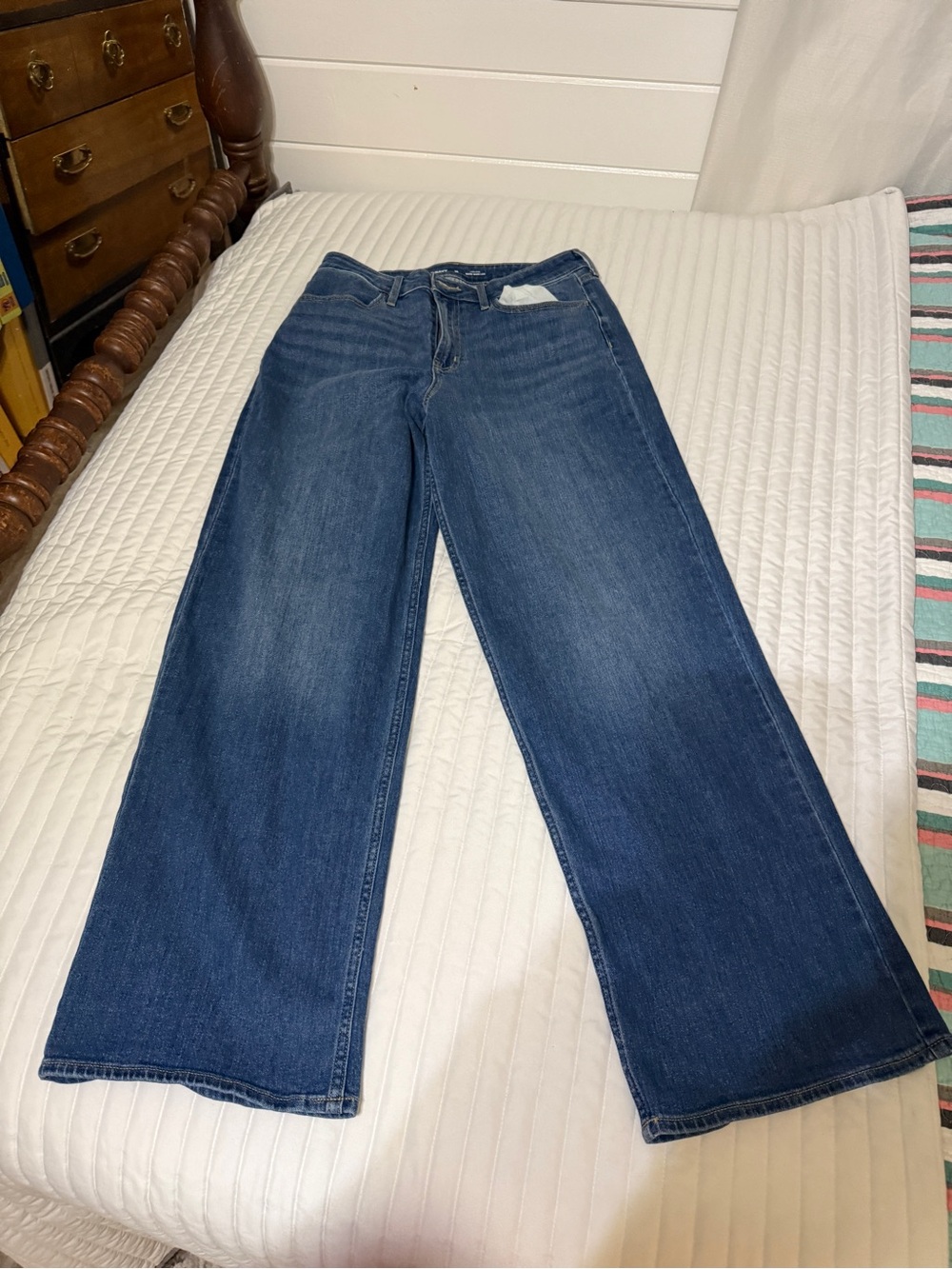 Old Navy Dark Blue Wide-Leg Jeans
